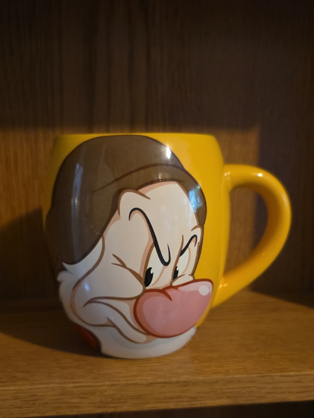 Disney's Grumpy yellow 16 Oz Mug